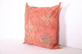Moroccan pillow cover 16.5 INCHES X 16.9 INCHES