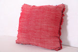 Moroccan Pillow Red 16.1 INCHES X 16.1 INCHES