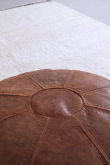 Moroccan handmade pouf - Leather berber Pouf