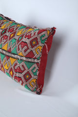 Vintage kilim pillow Long 13.3 INCHES X 24.4 INCHES
