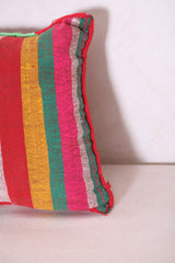 Moroccan pillow striped 14.5 INCHES X 18.8 INCHES