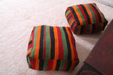berber decorative poufs