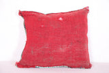 Red Moroccan pillow 14.9 INCHES X 16.5 INCHES