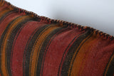 Long brown pillow 13.7 INCHES X 27.5 INCHES