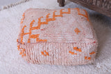 Moroccan handmade rug azilal berber pouf
