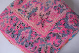 Moroccan berber ottoman handmade pink pouf