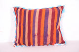 Vintage Moroccan Kilim Pillow 14.9 INCHES X 17.3 INCHES