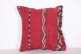 Vintage Moroccan Kilim Pillow 14.5 INCHES X 14.5 INCHES