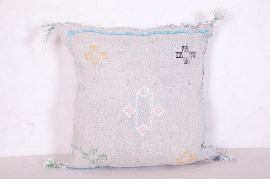 Moroccan pillow 18.8 INCHES X 18.5 INCHES