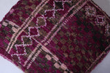 Moroccan violet ottoman berber handmade pouf