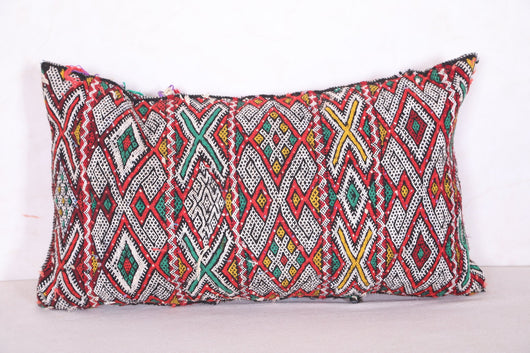 Vintage Moroccan pillow 14.9 INCHES X 25.5 INCHES