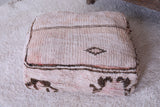 Moroccan berber handmade ottoman rug pouf