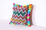 Moroccan handmade kilim pillow 11.8 INCHES X 13.3 INCHES