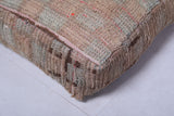 Handmade moroccan berber ottoman rug pouf