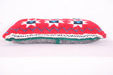 Red Moroccan pillow 11.4 INCHES X 20.4 INCHES