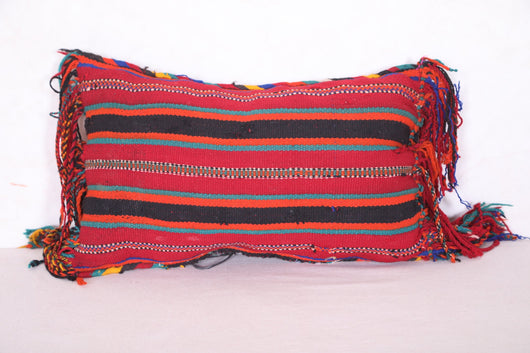 Striped Moroccan Kilim Pillow 13.3 INCHES X 20.8 INCHES