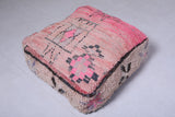 Moroccan berber handmade ottoman pink pouf