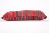 Long red pillow 14.1 INCHES X 26.3 INCHES