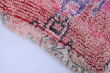 Two Moroccan azilal  berber kilim rug poufs
