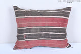 Vintage moroccan handwoven kilim pillow 13.7 INCHES X 17.7 INCHES