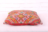 Moroccan pillow rug 16.1 inches X 16.1 inches