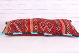 Red Moroccan pillow 14.9 inches X 35.4 inches