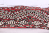 Long vintage moroccan pillow 10.6 inches X 25.5 inches