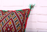 Small moroccan pillow 15.7 inches X 16.1 inches