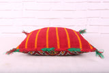 Small moroccan pillow 15.7 inches X 16.1 inches