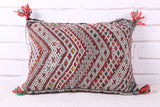 Vintage Moroccan pillow 12.2 inches X 16.1 inches