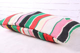 Moroccan pillow stripe rug 13.7 inches X 23.6 inches
