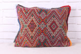 Moroccan pillow rug 14.9 inches X 18.5 inches