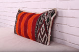 Vintage Moroccan pillow 12.5 inches X 22.4 inches