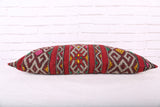 Vintage kilim moroccan pillow 12.2 inches X 28.3 inches