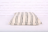 White Moroccan Pillow 20 inches X 20 inches