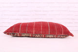 Moroccan pillow red 16.1 inches X 29.1 inches