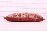 Moroccan pillow red 16.1 inches X 29.1 inches