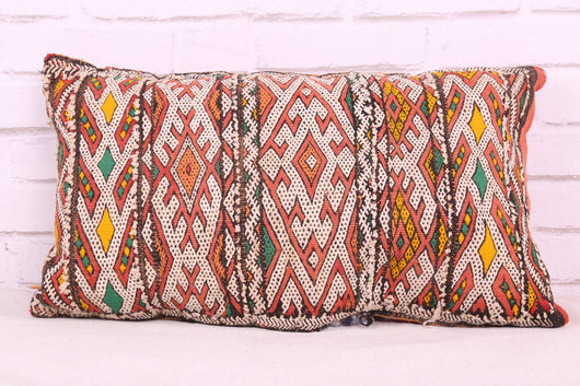 Bohemian Moroccan pillow 13.7 inches X 22.4 inches