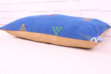 Moroccan pillow blue 11.8 inches X 21.2 inches
