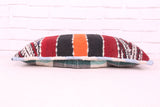Vintage moroccan pillow rug 12.5 inches X 23.6 inches