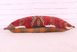 Red Moroccan pillow 14.9 inches X 24.4 inches