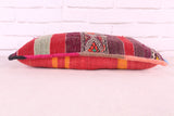 Vintage Moroccan pillow rug 12.9 inches X 20 inches