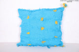 Blue sky Moroccan pillow 16.5 INCHES X 17.7 INCHES