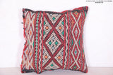 Vintage Moroccan Kilim Pillow 14.5 INCHES X 14.5 INCHES