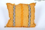 Yellow Kilim Pillow 16.5 INCHES X 17.3 INCHES