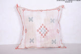 Moroccan handmade kilim pillow 17.7 INCHES X 17.7 INCHES