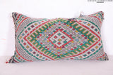 Vintage berber kilim pillow 12.5 INCHES X 22 INCHES