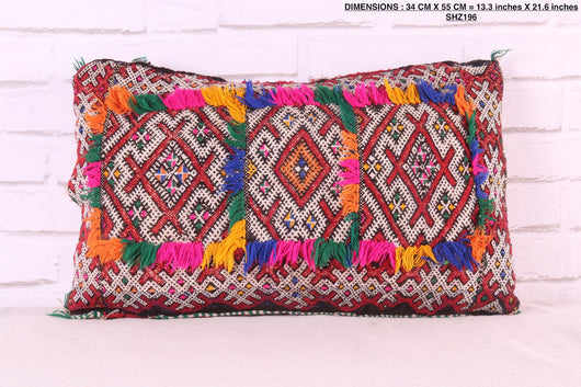 Moroccan berber pillow 13.3 inches X 21.6 inches