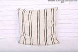 White Moroccan Pillow 20 inches X 20 inches