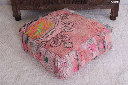 Moroccan azilal berber ottoman pouf